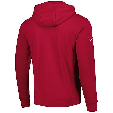 Men's Nike  Red Barcelona Club Fleece Full-Zip Hoodie