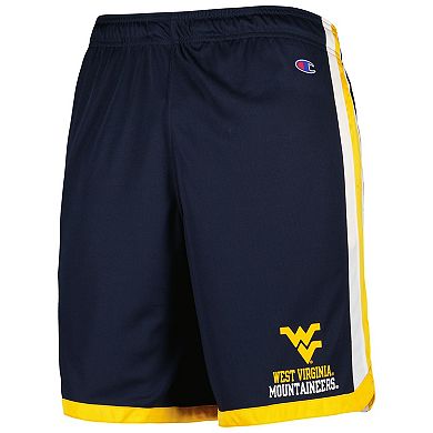 Men's Champion Navy West Virginia Mountaineers Basketball Shorts