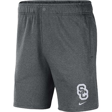 Men's Nike Gray USC Trojans Fleece Shorts