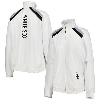 Women's G-III 4Her by Carl Banks White Chicago White Sox Red Flag Full-Zip Track Jacket