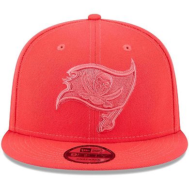 Men's New Era Red Tampa Bay Buccaneers Color Pack Brights 9FIFTY Snapback Hat