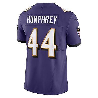 Men's Nike Marlon Humphrey Purple Baltimore Ravens Vapor F.U.S.E. Limited Jersey