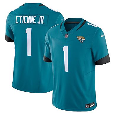 Men's Nike Travis Etienne Teal Jacksonville Jaguars Vapor F.U.S.E. Limited  Jersey