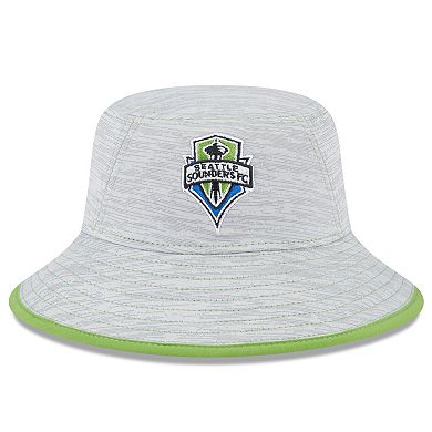 Men's New Era Gray Seattle Sounders FC Game Bucket Hat