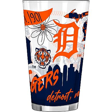 Detroit Tigers 16oz. Native Pint Glass