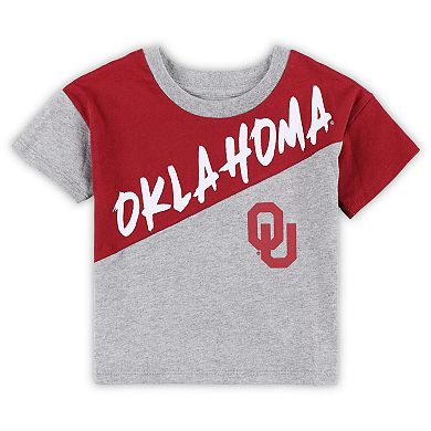 Toddler Heather Gray Oklahoma Sooners Super Star T-Shirt & Shorts Set