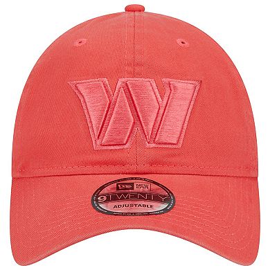 Men's New Era Red Washington Commanders Core Classic 2.0 Brights 9TWENTY Adjustable Hat