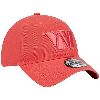 Men's New Era Red Washington Commanders Core Classic 2.0 Brights 9TWENTY Adjustable Hat