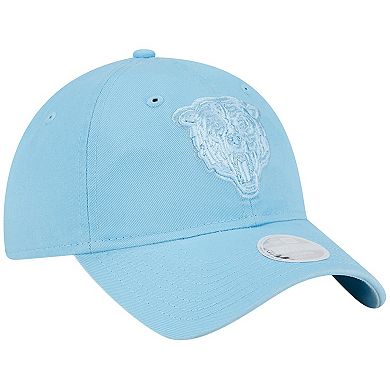 Women's New Era Light Blue Chicago Bears Color Pack Brights 9TWENTY Adjustable Hat