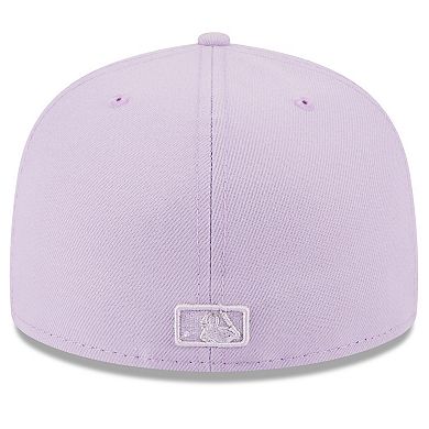 Men's New Era Lavender Oakland Athletics 2023 Spring Color Basic 59FIFTY Fitted Hat