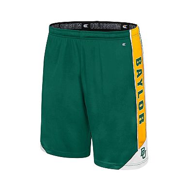 Men's Colosseum Green Baylor Bears Haller Shorts