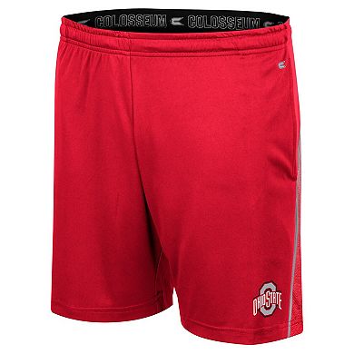 Men's Colosseum Scarlet Ohio State Buckeyes Laws of Physics Shorts