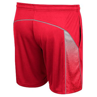 Men's Colosseum Scarlet Ohio State Buckeyes Laws of Physics Shorts
