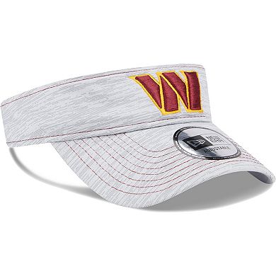 Men's New Era Gray Washington Commanders Adjustable Visor