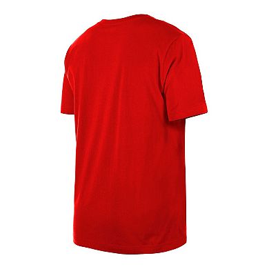 Men's New Era Red Los Angeles Angels Batting Practice T-Shirt