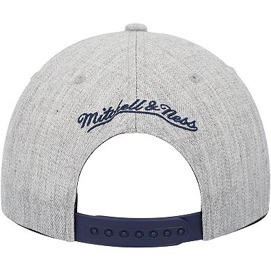 Men's Mitchell & Ness Heather Gray Memphis Grizzlies Hardwood Classics 2.0 Snapback Hat