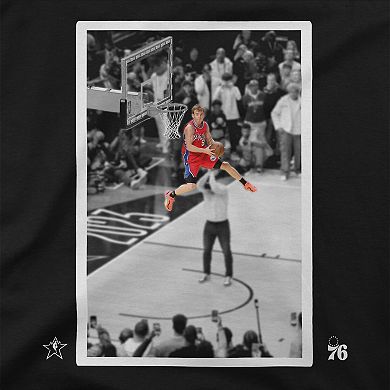 Men's Stadium Essentials Mac McClung Black Philadelphia 76ers 2023 NBA Dunk Contest T-Shirt