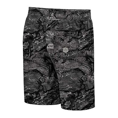 Men's Colosseum Charcoal Wake Forest Demon Deacons Realtree Aspect Ohana Swim Shorts