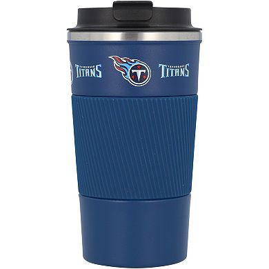 Tennessee Titans 18oz Coffee Tumbler with Silicone Grip