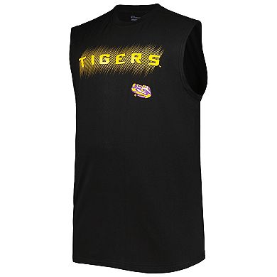 Men's Black LSU Tigers Big & Tall Tank Top