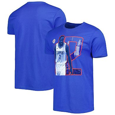 Unisex Stadium Essentials Kawhi Leonard Royal LA Clippers Player Skyline T-Shirt