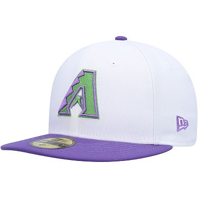 Men's New Era White Arizona Diamondbacks  Side Patch 59FIFTY Fitted Hat