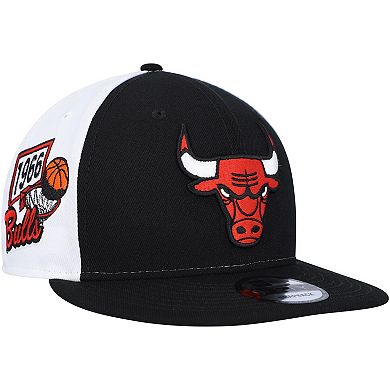 Men's New Era Black Chicago Bulls Pop Panels 9FIFTY Snapback Hat