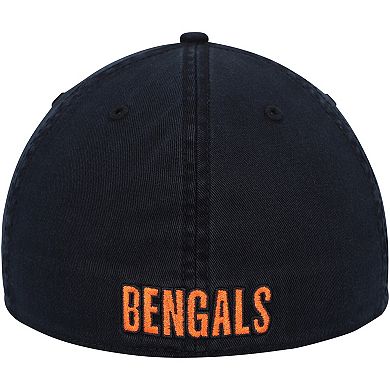 Men's '47 Black Cincinnati Bengals Gridiron Classics Franchise Legacy Fitted Hat