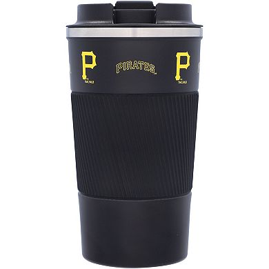 Pittsburgh Pirates 18oz Coffee Tumbler with Silicone Grip