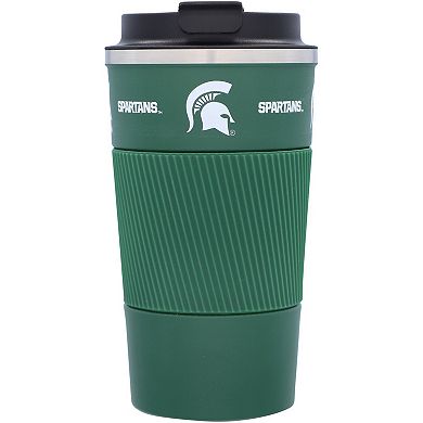 Michigan State Spartans 18oz Coffee Tumbler with Silicone Grip