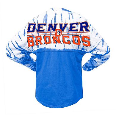 Women's Fanatics Branded Royal Denver Broncos Vintage Bamboo Spirit Jersey Long Sleeve T-Shirt