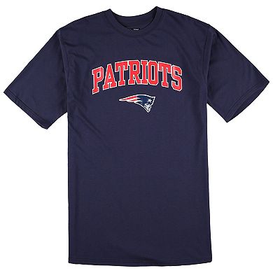 Men's Concepts Sport Navy/Heather Gray New England Patriots Big & Tall T-Shirt & Pajama Pants Sleep Set