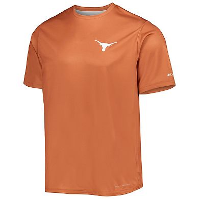 Men's Columbia Texas Orange Texas Longhorns Terminal Tackle Omni-Shade T-Shirt