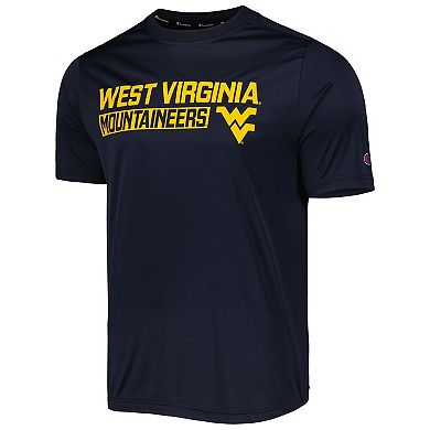 Men's Champion Navy West Virginia Mountaineers Impact Knockout T-Shirt