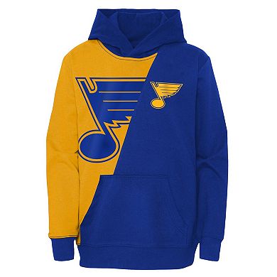 Youth Gold/Blue St. Louis Blues Unrivaled Pullover Hoodie