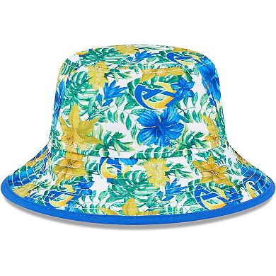 Men's New Era  White Los Angeles Rams Botanical Bucket Hat