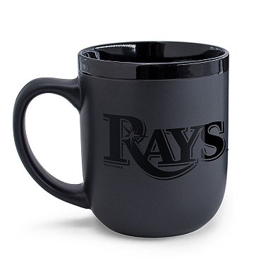 WinCraft Tampa Bay Rays 17oz. Black Tonal Mug