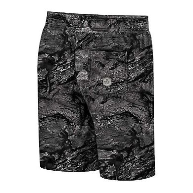 Men's Colosseum Charcoal Appalachian State Mountaineers Realtree Aspect Ohana Swim Shorts
