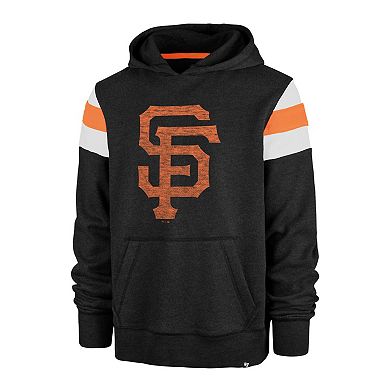 Men's '47 Black San Francisco Giants Premier Nico Pullover Hoodie