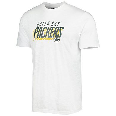 Men's Concepts Sport Green/White Green Bay Packers Downfield T-Shirt & Shorts Sleep Set