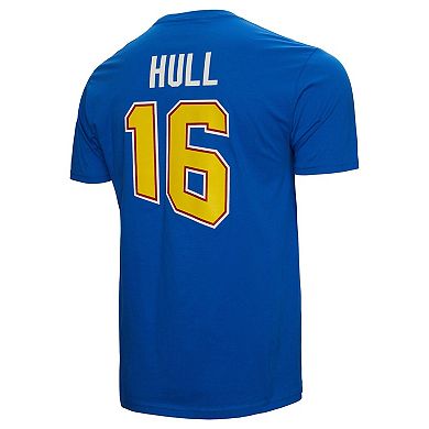 Men's Mitchell & Ness Brett Hull Blue St. Louis Blues Name & Number T-Shirt