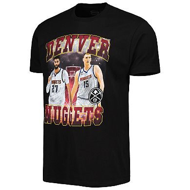 Unisex Stadium Essentials Nikola Jokic & Jamal Murray Black Denver Nuggets Player Duo T-Shirt