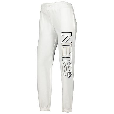 Women's Concepts Sport White Brooklyn Nets Sunray Pants