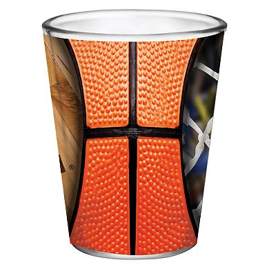 Kansas Jayhawks 2oz. Basketball Collector Shot Glass