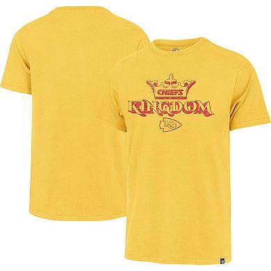 Men's '47 Gold Kansas City Chiefs Chiefs Kingdom Regional Franklin T-Shirt