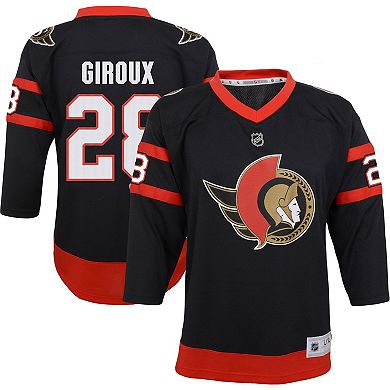 Youth Claude Giroux Black Ottawa Senators Replica Player Jersey