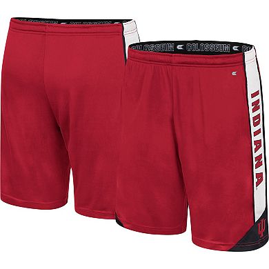 Men's Colosseum Crimson Indiana Hoosiers Haller Shorts