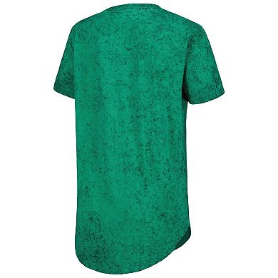 Women's Pressbox Green Miami Hurricanes Southlawn Sun-Washed T-Shirt