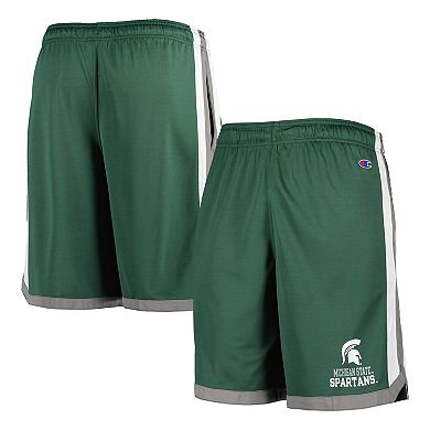 Men's Champion Green Michigan State Spartans Basketball Shorts