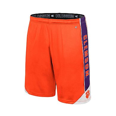 Men's Colosseum Orange Clemson Tigers Haller Shorts